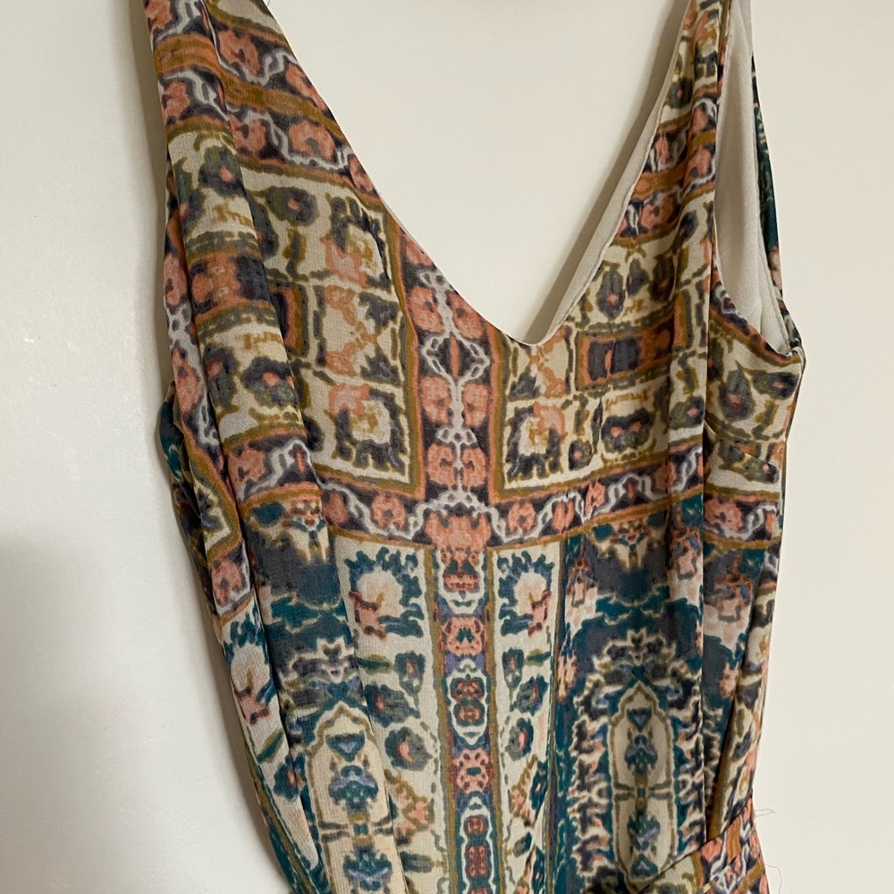 Boho neutral maxi dress